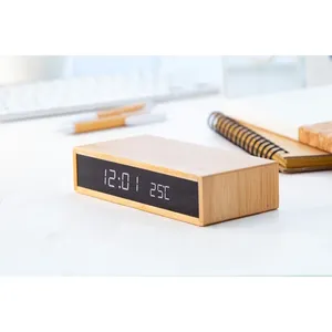 Molarm Eco-Friendly Smart Table <b>Clock</b> Wireless Bamboo <b>Alarm</b> Innovative and Sustainable Gadgets - Product Image 5
