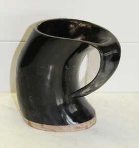 Nouveauté Tasse en corne de buffle avec poignée Rustique Fait main Tankard pour les festivals de la Renaissance Tasse en corne de buffle - Product Image 2
