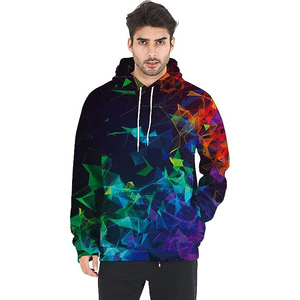 Sudadera con capucha bordada de chenilla personalizada, Conjunto de sudadera con capucha y pantalones de chándal holgados, sudaderas con capucha en blanco para imprimir - Product Image 5