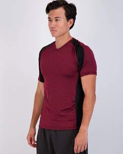 Vêtements de sport à séchage rapide en polyester pour hommes T-shirts à motifs multicolores - Product Image 2