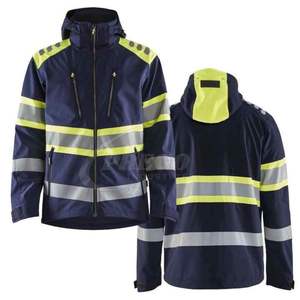 เสื้อแจ็คเก็ตนิรภัยแบบซอฟต์เชลล์ ปี 2026 ระบายอากาศ กันลม กันน้ำ พร้อมแถบสะท้อนแสง สำหรับชุดทำงานแบบยูนิเซ็กซ์ คุณภาพสูง - Product Image 1