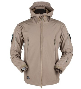 Chaqueta impermeable táctica al aire libre de diseñador sólido personalizada para hombre, abrigo Softshell con capucha, prendas de vestir de invierno, chaquetas tácticas - Product Image 3