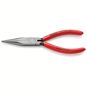 Alicates de punta larga Knipex con cabeza atramentizada negra, mangos recubiertos de plástico pulido y mordazas semicirculares - Product Image 2