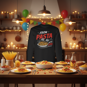 Camiseta de manga larga con diseño de Pasta Party de From Pasta With Love - Product Image 3