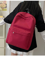 Sac à dos en toile noire avec fermeture éclair, grande capacité 36-56L, imperméable, pour l'école, les voyages, hommes, femmes, décontracté, unisexe, étudiant, usage quotidien