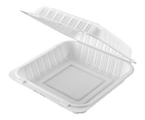 High Quality Food <b>Storage</b> <b>Box</b> 8in white ,Microwavable Plastic MFPP Meal containers - Product Image 1