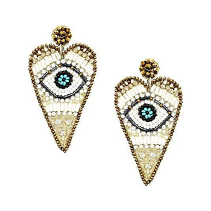 Pendientes Bordados para Mujer, Joyería de Moda con Nuevos Diseños, Perla como Piedra Principal para Regalo - Product Image 3