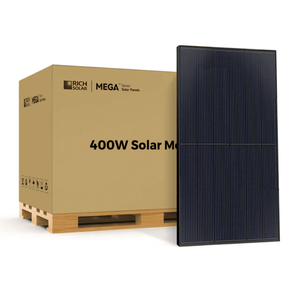 Rich Solar MEGA 400 |   Panneau solaire monocristallin 400W |   Mono PERC + 10-Busbar |   1 500 VDC |   Certifié UL |   Production sur 25 ans - Product Image 4