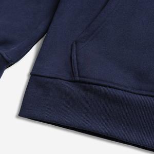 2024 recién llegados hombres 100% algodón invierno pulóver Sudadera con capucha diseño personalizado patrón sólido estampado bolsillo liso teñido nueva sudadera - Product Image 6