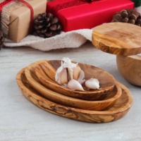 Ensemble de 3 ustensiles en bois écologiques antiadhésifs - Accessoires de cuisine et cadeaux