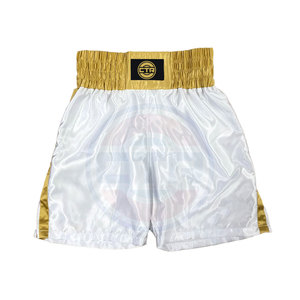 กางเกง MMA คุณภาพสูงสำหรับผู้ชาย สำหรับคิกบ็อกซิ่ง มวยไทย ผลิตจากผ้าไหมซาติน สำหรับศิลปะการต่อสู้ พร้อมสีและขนาดที่กำหนดเองได้ - Product Image 1