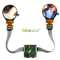 Écran d'affichage double cercle personnalisé de 2,1 pouces, résolution 480x480, module IPS TFT pour les yeux de robot VR