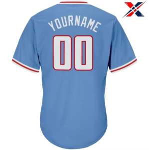 Vente en gros de maillots de baseball 100% polyester unisexes pour adultes, uniforme d'équipe professionnel de haute qualité, respirant, à séchage rapide, anti-UV - Product Image 2