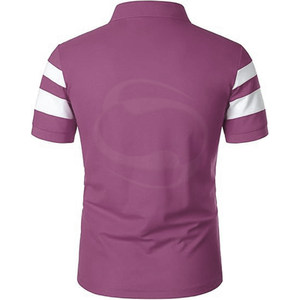 Camiseta transpirable de malla de algodón suave bordada con logotipo de manga corta personalizado, polos para hombre - Product Image 6