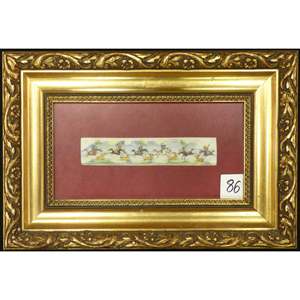 Arte de pared persa en miniatura sobre hueso, pintura artística hecha a mano, lista para decoración del hogar, 9 x 11, Abcpm0239 - Product Image 1