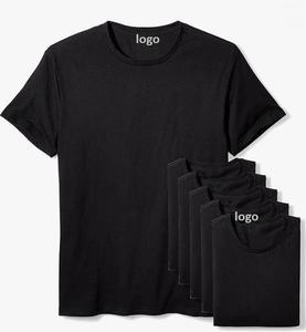 เสื้อยืดผ้าฝ้าย100% สำหรับผู้ชายเสื้อยืดคอกลมแขนสั้นผ้าฝ้ายเฮฟวี่เวทสำหรับผู้ชาย - Product Image 6