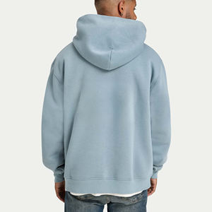 Nouveau design de sweat-shirt streetwear à capuche, coupe ample et oversize pour homme, impression de logo personnalisée, broderie DFT DTG - Product Image 2