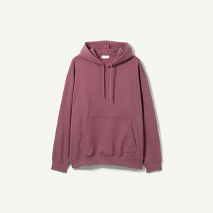 Streetwear à logo personnalisé des fabricants Sweat à capuche en coton polaire surdimensionné sans ficelle 500gsm à épaules tombantes pour femmes - Product Image 4