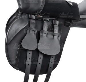 Selle de cheval en cuir véritable de haute qualité pour dressage, style western et anglais, pour l'équitation en contact étroit, modèle d'équitation internationale authentique - Product Image 3