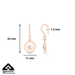 Pendientes de Oro Astra Orb para Mujer - Joyería de Moda con Colgante de Flor - Product Image 6