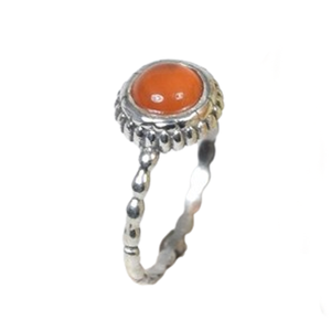 Clásico mejor diseño cornalina piedra preciosa anillo hecho a mano sólido 925 joyería de plata esterlina 925 sello anillo de plata esterlina joyería - Product Image 1