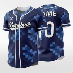 Men's Polyester <b>Baseball</b> Jersey - Sublimation Print & Moisture Wicking, Spring/Autumn Custom OEM/ODM - Product Image 5