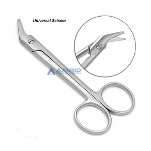 AMRID SURGICAL Ensemble de ciseaux chirurgicaux manuels pour iridectomie La Grange Gum Micro & Wire Cut Surgery MOL Certified - Product Image 1
