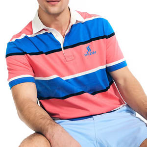 Camiseta Polo de talla grande para hombre, camiseta Polo de Material transpirable con diseño personalizado, camisetas con bajo MOQ - Product Image 3