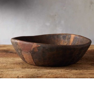 Bol de service en bois décoratif de table à manger d'emballage de qualité supérieure avec le bol en bois d'acacia de conception classique colorée multiple - Product Image 3