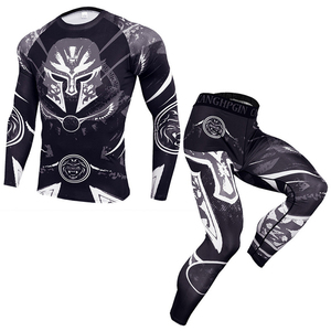 Personnalisé Nouvelle Arrivée Oem Hommes Long Sve Qui Compression Dry Chemises Rash Guard Bjj Rashguard MMA Gym Chemises Utiliser pour la Natation - Product Image 5