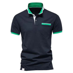 Vêtements en coton à manches courtes pour hommes Polos grande taille pour hommes Nouveau design de mode de style urbain T-shirts d'été - Product Image 1