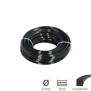Filo professionale quadrato in nylon/alluminio O/ 3,5 mm (rotolo da 10 metri) - Product Image 3