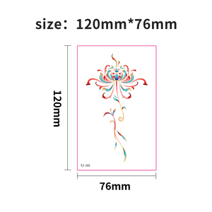 สติกเกอร์รอยสักชั่วคราวสีทองเมทัลลิกสำหรับผู้หญิงแฟชั่น - Product Image 3