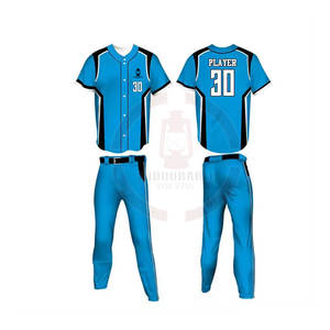Ensemble d'uniformes de baseball et de softball pour jeunes à séchage rapide sur mesure vêtements de sport d'été respirants broderie maillots de style doux pantalons OEM - Product Image 1