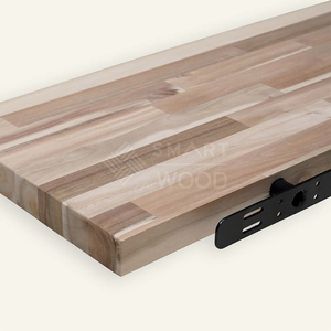 <b>WALL</b> MOUNTED ACACIA WOOD FINGER JOINT FLOATING <b>SHELF</b> FROM SMARTWOOD'S FACTORIES - Product Image 3