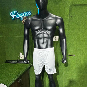 Short de gymnastique décontracté d'été pour hommes respirant taille moyenne dessin broderie personnalisée impression plaine Shorts pour hommes - Product Image 1