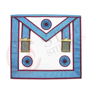 Nuevo Diseño de Delantal de Gran Maestro, Delantal Ceremonial Bordado a Mano de Primera Calidad - Product Image 5