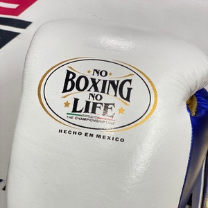 Guantes de Boxeo de Cuero Premium No Boxing No Life, Guantes de Entrenamiento y Sparring Duraderos de Alta Calidad - Product Image 2
