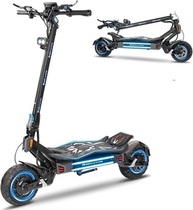 Nouveau scooter pliable avec moteur 1600/4000/6000W, autonomie de 50 miles et vitesse maximale de 40/45/50 MPH, pneus tout-terrain de 10 pouces, batterie 60V/48V 20.8AH - Product Image 1