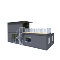 Maisons mobiles conteneurs personnalisées, véranda, dortoir, bureau, bâtiment préfabriqué en conteneurs