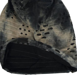 Asequible Asid Wash Venta al por mayor Estilo desgastado Hombres Mujeres Moda Long Slouchy Beanie Sombreros Oversized Baggy Beanies Gorras - Product Image 3