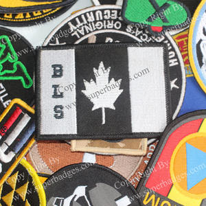 Patchs brodés à coudre avec logo personnalisé pour vestes d'uniformes Badges durables Perles disponibles Différentes formes Tailles Style tendance - Product Image 1