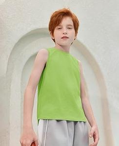 Débardeur respirant gilet garçons débardeurs athlétiques chemise musculaire sans manches pour enfants vêtements de sport léger séchage rapide vêtements de Jogging - Product Image 3