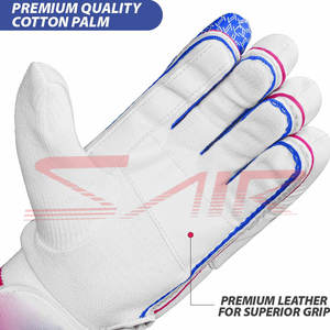Best Selling Professional <b>Light</b> Weight Leather Cricket <b>Batting</b> Gloves Professional Manufacturing - Product Image 5