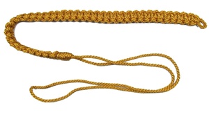 High Quality Custom Red Ceremonial Uniform <b>Lanyards</b> Budget-friendly <b>Polyester</b> DoubleCord Accessories on Sale - Product Image 5