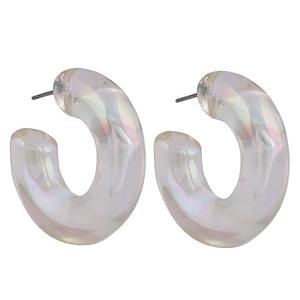 Boucles d'oreilles en résine de style ange faites à la main de haute qualité 3D Craft From India Model Pattern Prix de gros - Product Image 5