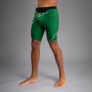 กางเกงขาสั้นฝึกซ้อม MMA สำหรับผู้ชายกางเกงขาสั้นสีเขียวสำหรับต่อสู้กางเกงขาสั้นออกกำลังกายในยิมต่อยมวยต่อสู้ศิลปะการต่อสู้แบบกำหนดเอง - Product Image 4