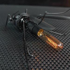 Mechanical Shark Sculpture Motorcycle Parts Sculpture Mechanical Shark Lamp Handmade Industrial Art Home Decor Vietnam 2026 - Product Image 2