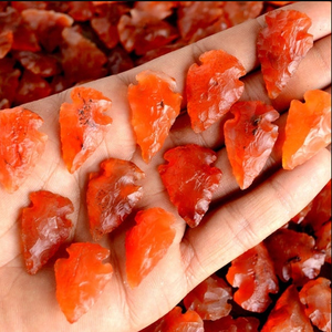 Pointe de flèche en pierre Agate de cornaline rouge naturelle Pointes de flèche en cristal Guérison Pointes de flèche en jaspe fantaisie Pierres précieuses Grossistes en cristal - Product Image 2