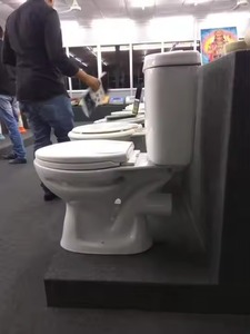 Date indien deux pièces en céramique placard à eau toilette WC bas prix lavage rond siège conception en gros produits sanitaires produits - Product Image 2